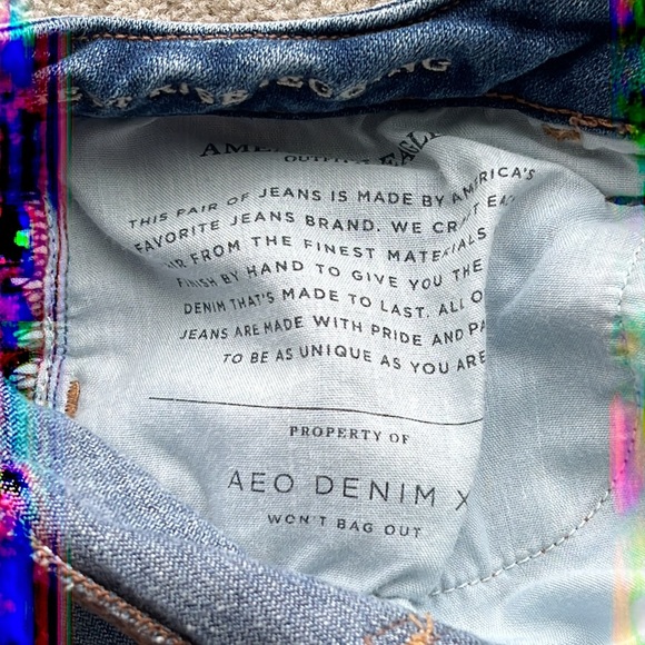 American Eagle Outfitters Highest Rise Jeggings with holes - Picture 6 of 9